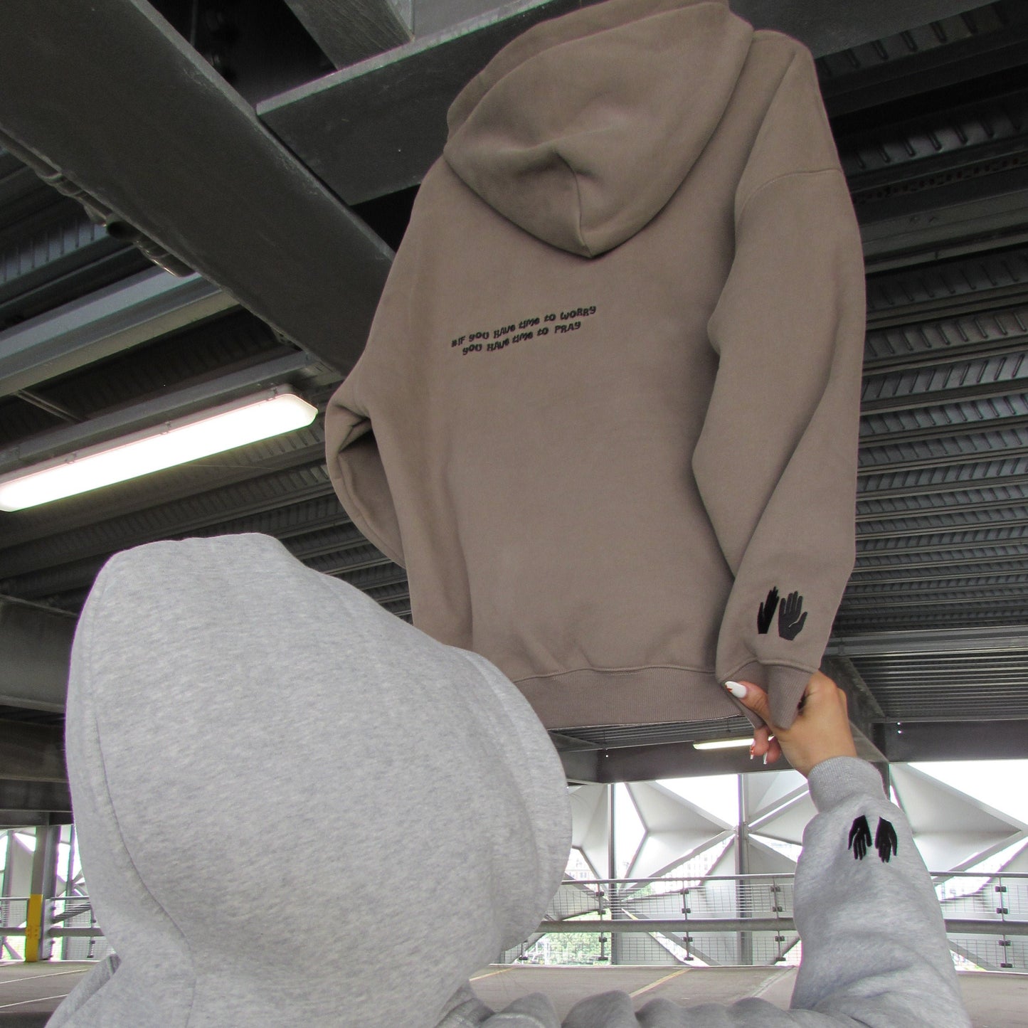 "If you have time to worry you have time to pray" Hoodie